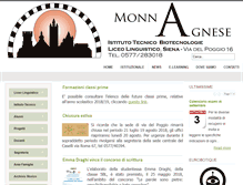Tablet Screenshot of monnagnese.it
